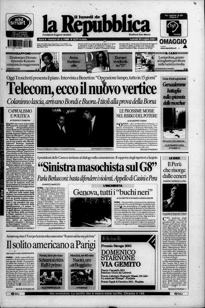 Il lunedì de La repubblica